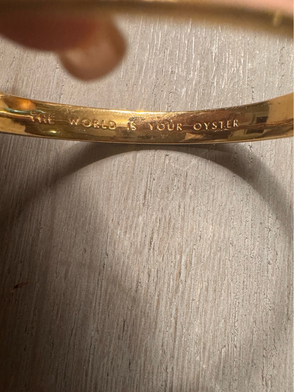 Kate Spade Pink Enamel Crystal Accent Bangle Bracelet - Picture 3 of 7